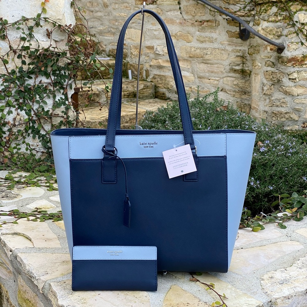 NWT Kate Spade triple compartment Handbag&wallet - Picture 1 of 8